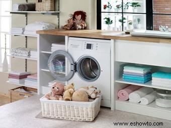 29 ideas de almacenamiento en la lavandería para cualquier tipo de espacio