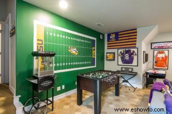 Diseño de interiores:temas e ideas inspirados en los deportes