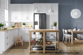 Los mejores colores para una cocina pequeña para crear un gran atractivo