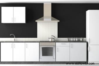 9 ideas de cocina en blanco y negro para un estilo renovado