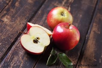 ¿Las manzanas orgánicas contienen cera?