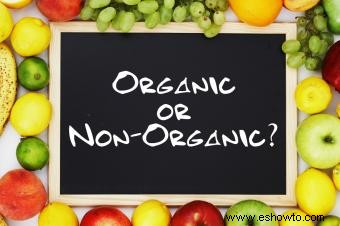 ¿Es la comida orgánica mejor que la comida no orgánica?