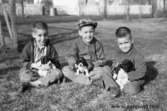 Ropa para niños de los años 50