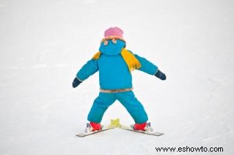 Pantalones de nieve para niños pequeños