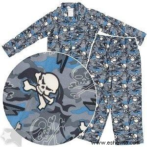 Pijama de calavera para niños 