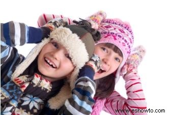 Sombreros de invierno para niña