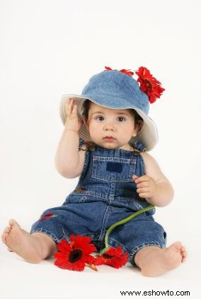 Sombreros de flores de verano para niños pequeños