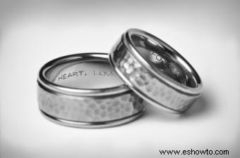 Ideas para grabar anillos de boda