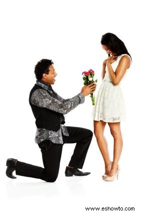 Propuesta de matrimonio sin anillo de compromiso