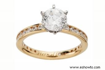 Comprar anillos de diamantes falsos