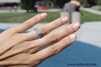 ¿Cómo debe quedar un anillo de bodas?