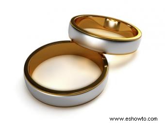 Anillos de boda a juego