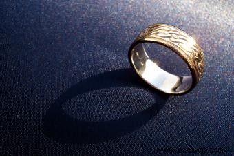 Anillos de boda de surfistas