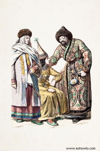 Asia central:historia de la vestimenta