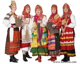 Rusia:Historia de la vestimenta