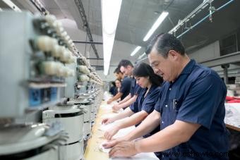 Trabajadores textiles