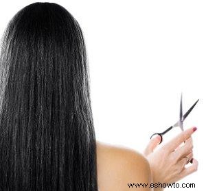 Pros y contras de cortar el pelo largo