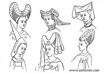 Peinados medievales de mujer