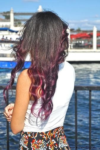9 ideas para teñir el cabello de color rojo violeta para una apariencia audaz y hermosa 