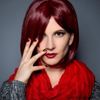 Imágenes de color de cabello caoba:10 looks vibrantes para inspirar