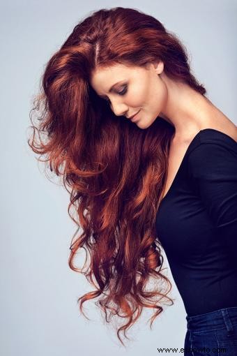 Imágenes de color de cabello caoba:10 looks vibrantes para inspirar