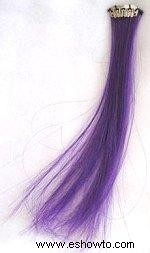 Purple Hair Highlight