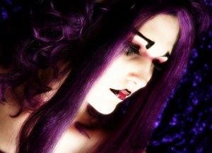 Purple Hair Highlight