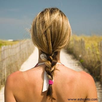 Estilos básicos de cabello de verano 