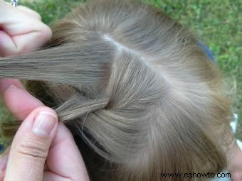 Cómo hacer una trenza en cascada