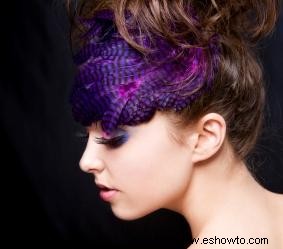 Accesorios para el cabello de plumas 