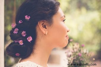 Fresh Flower Hairpieces