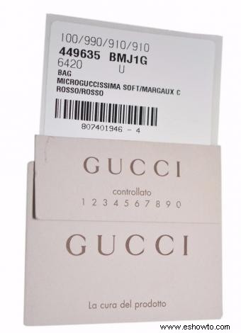 Cómo autenticar bolsos Gucci 