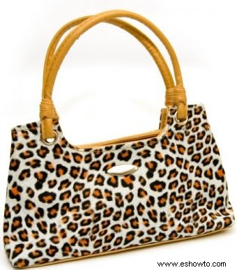 Bolso de viaje con estampado de leopardo