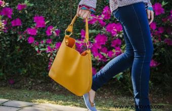 Bolsos tote superiores con muchos bolsillos