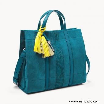 13 bolsos de mano color turquesa para refrescar tu estilo