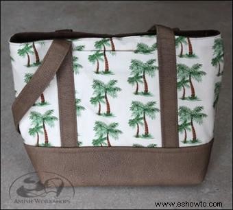 Carteras decoradas con palmeras