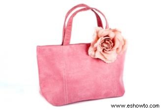 Bolsos de flores de seda