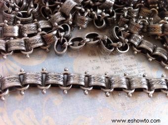 Libro de estilos de collares de cadena a lo largo del tiempo