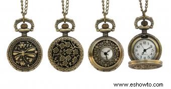 Relojes de bolsillo únicos con cadenas de collar
