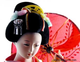 Diseños de maquillaje de geisha y origen