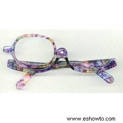 Gafas de aumento para maquillaje de ojos