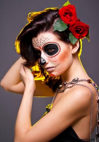 Maquillaje de Día de Muertos