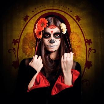 Maquillaje de Día de Muertos