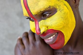 Maquillaje tribal