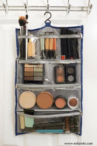 Ideas ingeniosas de organizador de maquillaje DIY para todos los espacios