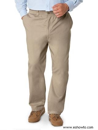 Pantalones con cintura elástica para hombre