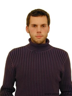 Sugerencias para suéter de cuello alto para hombre