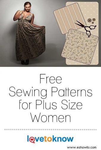 Patrones de costura gratuitos para mujeres de talla grande
