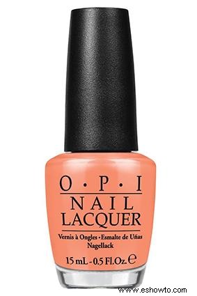 Guía de esmalte de uñas OPI 