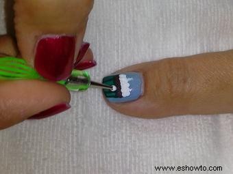 Cómo hacer arte de uñas con cupcakes